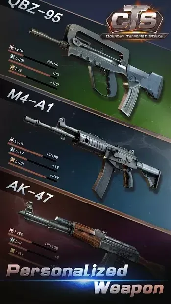 Страйк протилежного терористичного: CS FPS -стрільби Ігри 1.9.8 screenshot 3