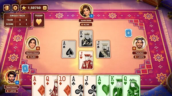 Court Piece Rung Card Game screenshot