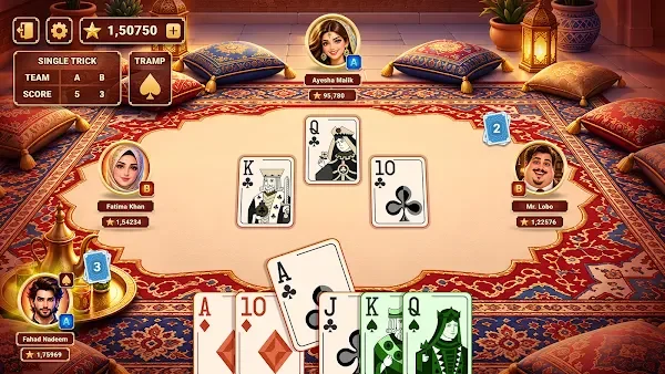 Court Piece Rung Card Game screenshot