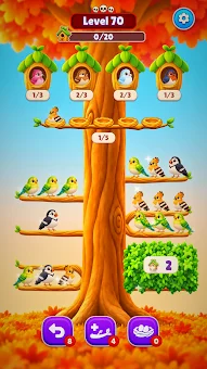 Cozy Bird Sort screenshot