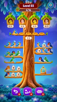 Cozy Bird Sort screenshot