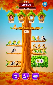 Cozy Bird Sort screenshot