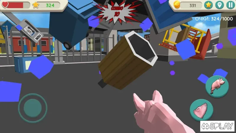 Crazy Pig Simulator 1.044 screenshot 2