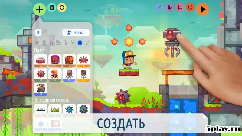 Createrria 2 craft your games! screenshot 1