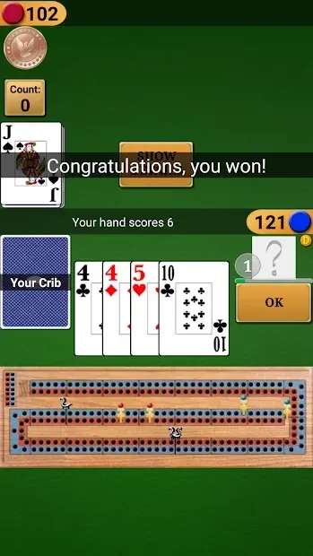Cribbage Pro Online! screenshot 2