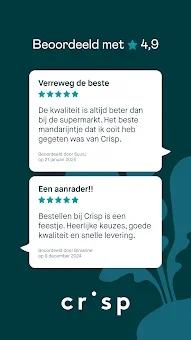 Crisp - online supermarkt screenshot