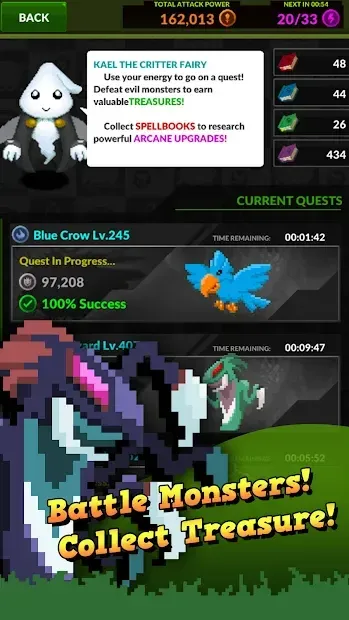 Crypt Critters - Idle Monster Game screenshot 2