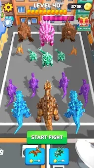 Crystal Dinosaur Element Fight screenshot