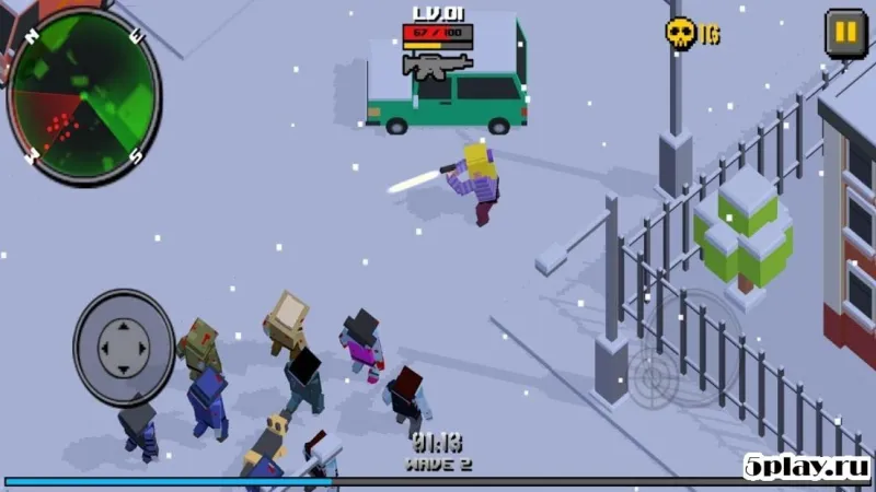 Cube Zombie Hunter screenshot 3