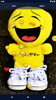Cute Emoji Live Wallpaper screenshot