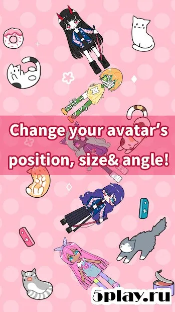 Cute Girl Avatar Maker - Cute Avatar Creator Game screenshot 1
