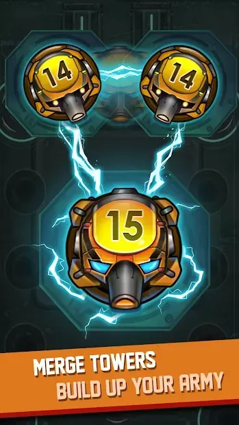 Кібершок: TD IDLE & MERGE 1.2.4 screenshot 1