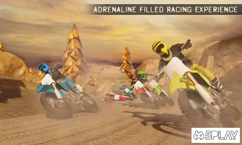 🏁 Экстрим велосипед грязи Гонка Игры 2018 раса 1.27 screenshot 4