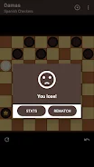 Damas (Spanish Checkers) screenshot
