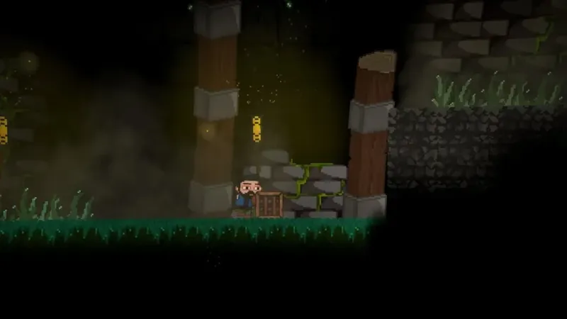 DARK AROUND YOU - мрачный пиксельный платформер 2.0 screenshot 4