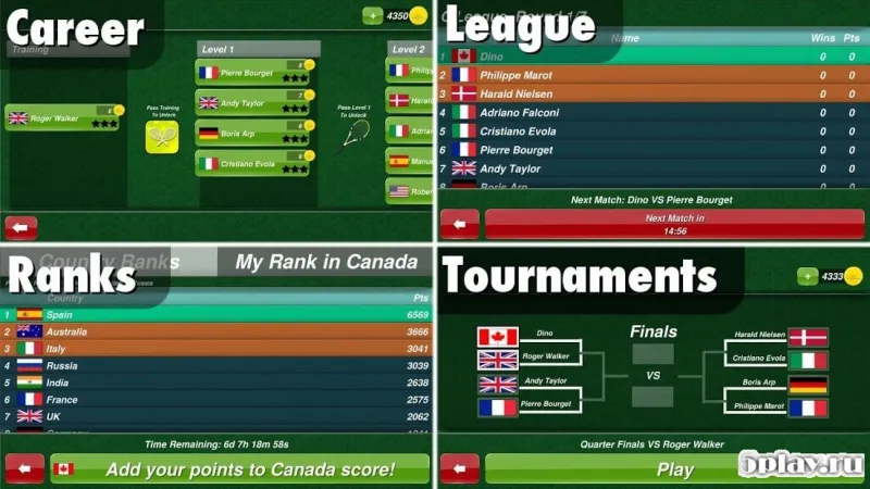 Теннис 3D 2014 v2.1 screenshot 2