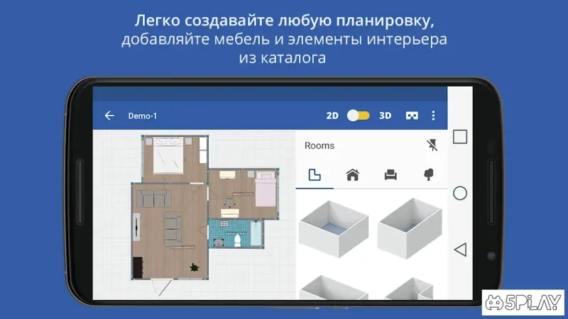 Шведский дизайн интерьера 3D v1.14.1 screenshot 2