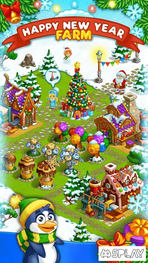 Новогодняя ферма Деда Мороза 2.25 screenshot 1