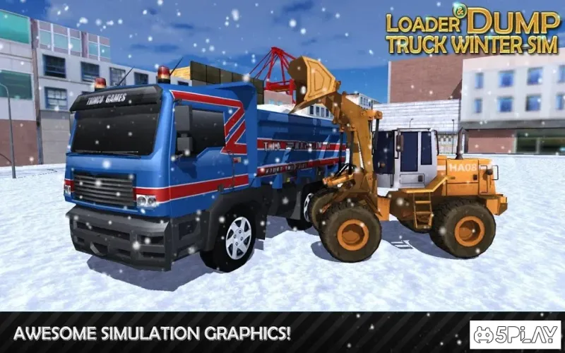 Погрузчик и самосвал зимой SIM 1.7 screenshot 2