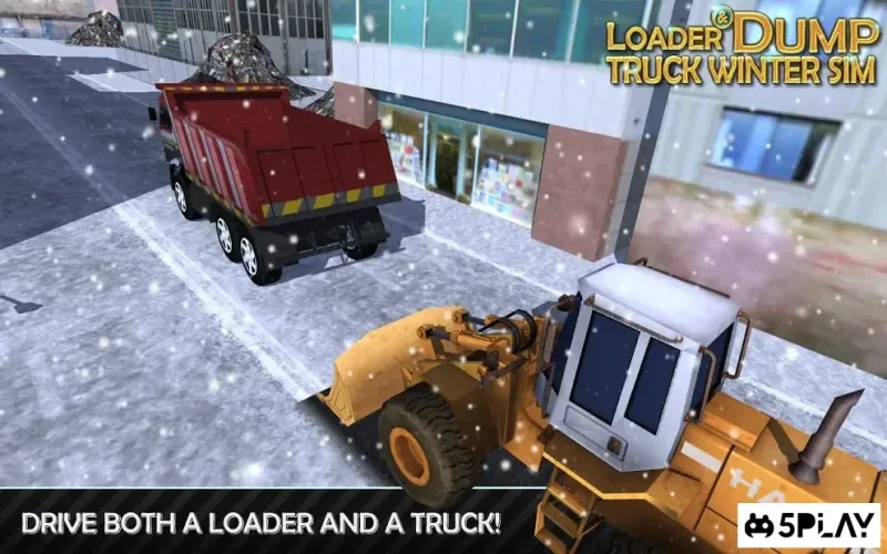 Погрузчик и самосвал зимой SIM 1.7 screenshot 3