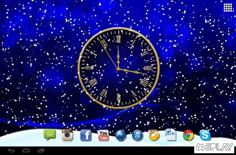 Завантажте зимовий годинник живих шпалери 7.0 на Android безкоштовно screenshot 3