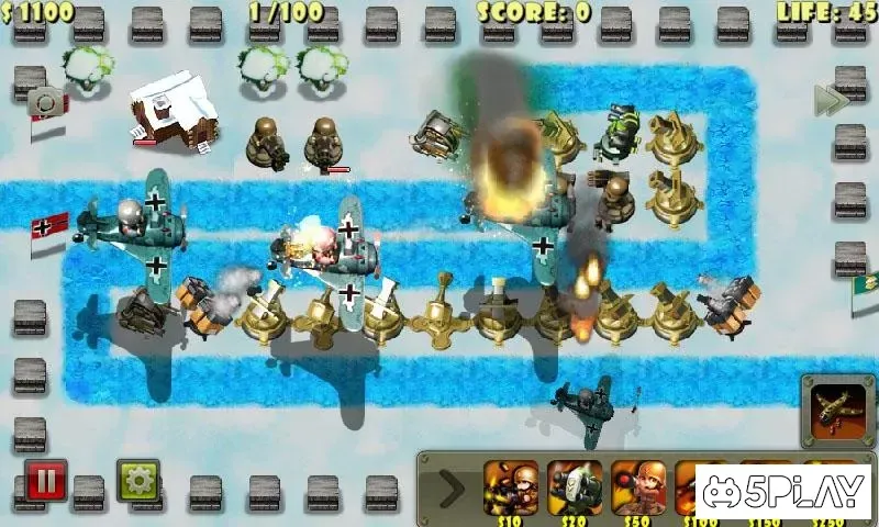 Маленький командир: WWII TD screenshot 3