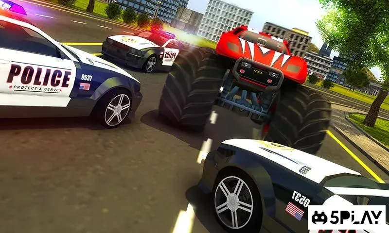 Полицейский Чейз Монстр Автомобиль 1.0 screenshot 2