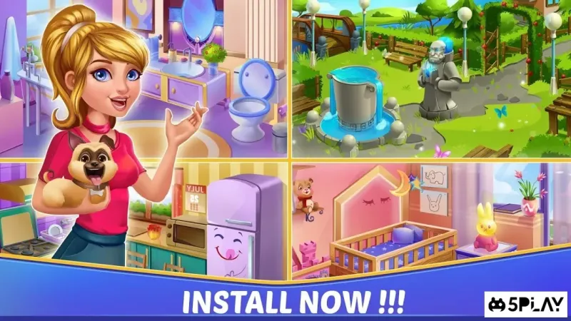 Домашние игры & Главная Дизайн интерьера 1.05 screenshot 3