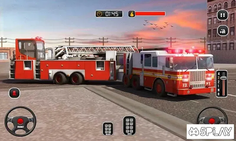 Пожарная машина Школа вождения имитатор 2018 v1.7 screenshot 4