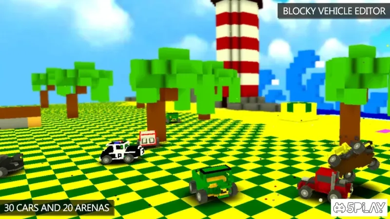 Blocky Demolition Derby 2.03 screenshot 2