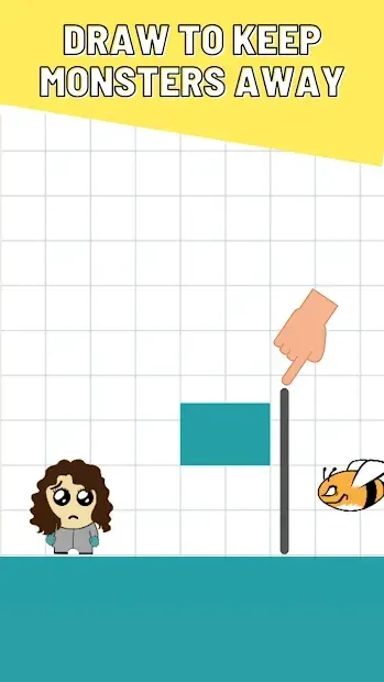 Спасите девушку - Игра головоломка нарисуй решение 4.4 screenshot 1