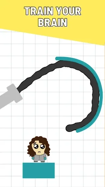 Спасите девушку - Игра головоломка нарисуй решение 4.4 screenshot 2