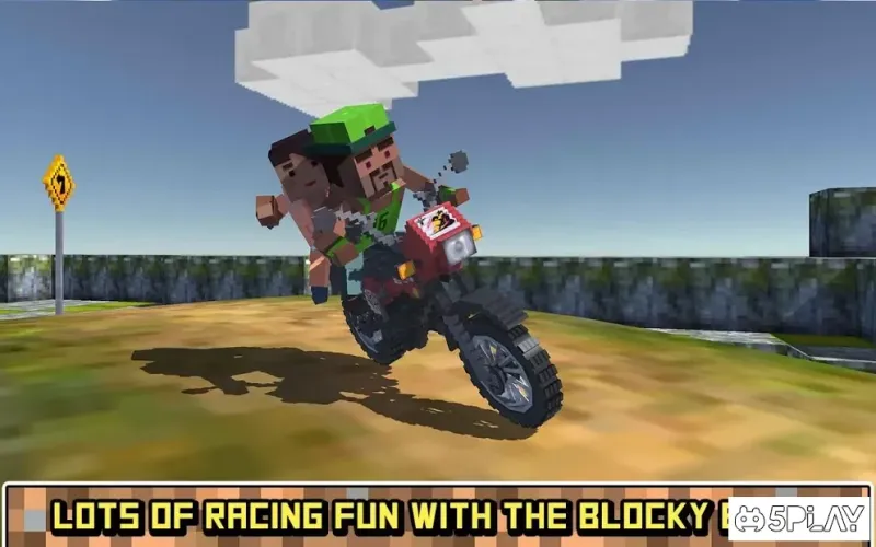 Блочный мото велосипед SIM: летний ветер 1.9 screenshot 2