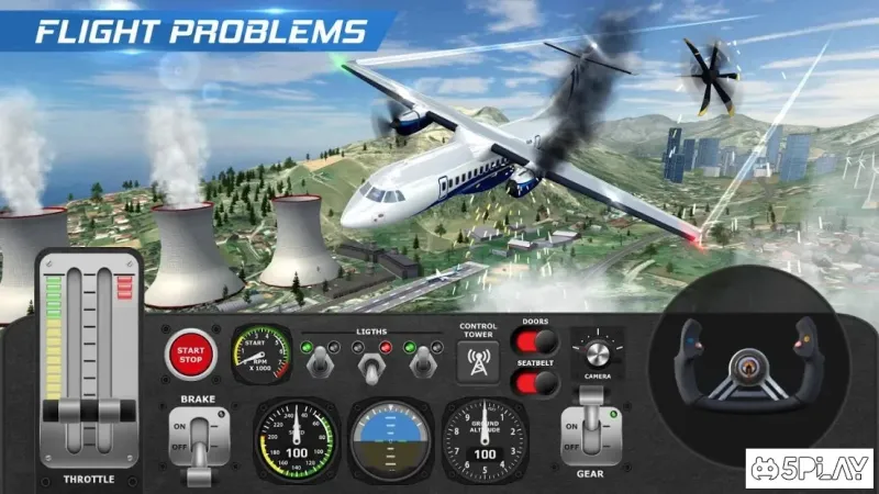 Симулятор полета пилота самолета 2.0 screenshot 3