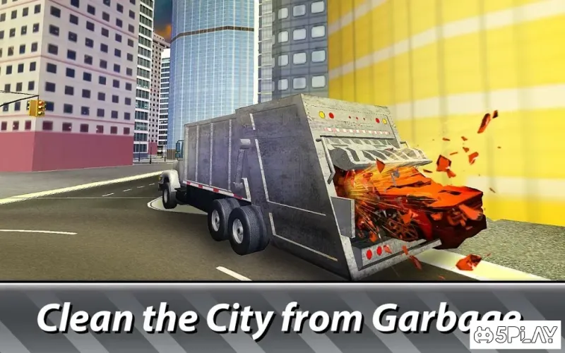 Симулятор Мусоровоза - очисти город от мусора! 1.03 screenshot 1
