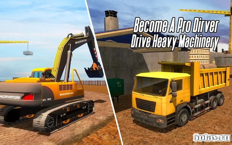 Городской тяжелый экскаватор: строительный кран 1.0.5 screenshot 3
