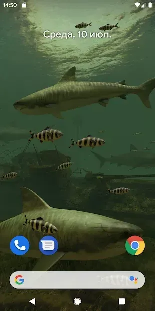 Sharks 3D - живі шпалери 1.0.0 screenshot 3