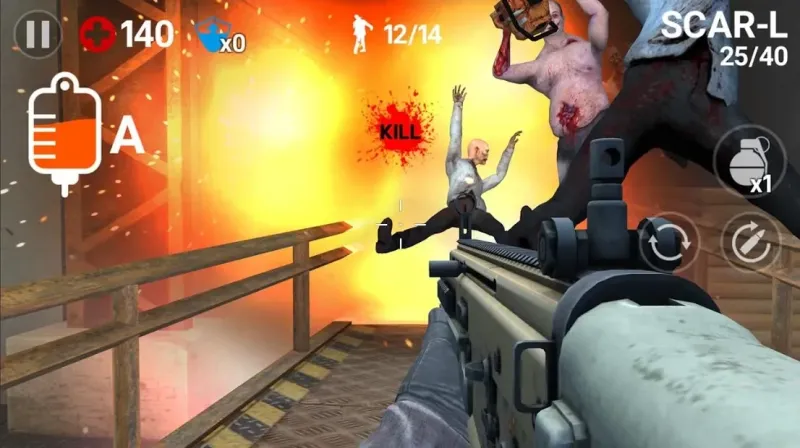 Dead Hunter Real: Offline Zombie Shooting Games 1.0.2 screenshot 2