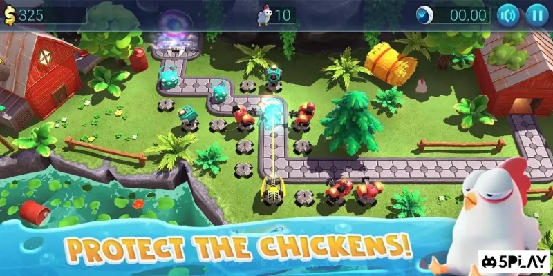 Defenchick TD - Chicken Tower Defence Offline 1.12 screenshot 1