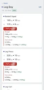 DIALED Progressive Overload screenshot