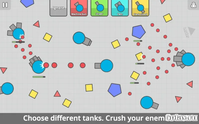Diep.io screenshot 1