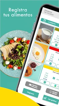 Dieta balanceada y nutrición screenshot