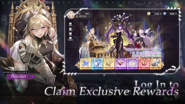 Divine Throne: Idle RPG screenshot
