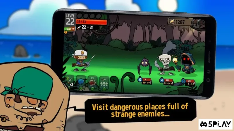 Бродяга и кости. - Битва пиратов. 1.20 screenshot 3