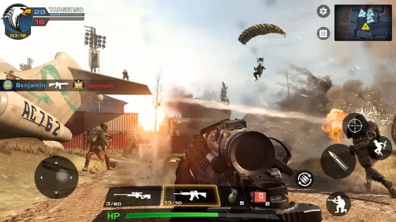 Шутер Critical Action :Gun Strike Ops 2.6.12 screenshot 3