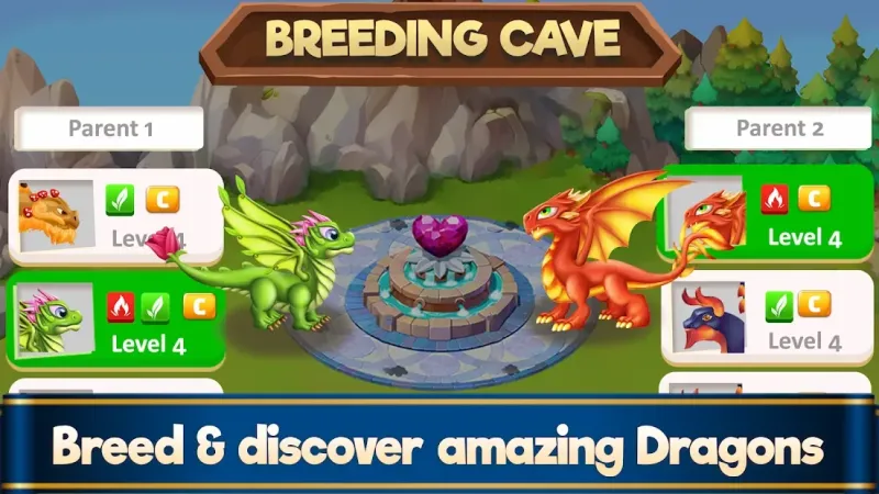 Dragon Paradise City: Breeding War Game 1.3.56 screenshot 3