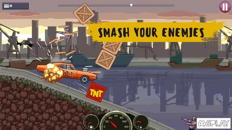 Drive or Die - Zombie Pixel Derby Racing Games 1.05 screenshot 2
