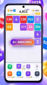 Drop Numbers: Merge Game screenshot