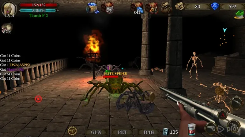 Dungeon Shooter : Dark Temple 1.5.9 screenshot 4