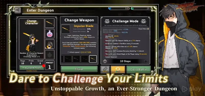 Dungeon Slasher : Roguelike screenshot